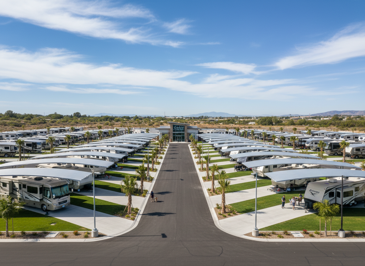 RV park metal building placeholder
