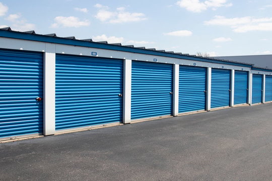Self-storage metal building placeholder