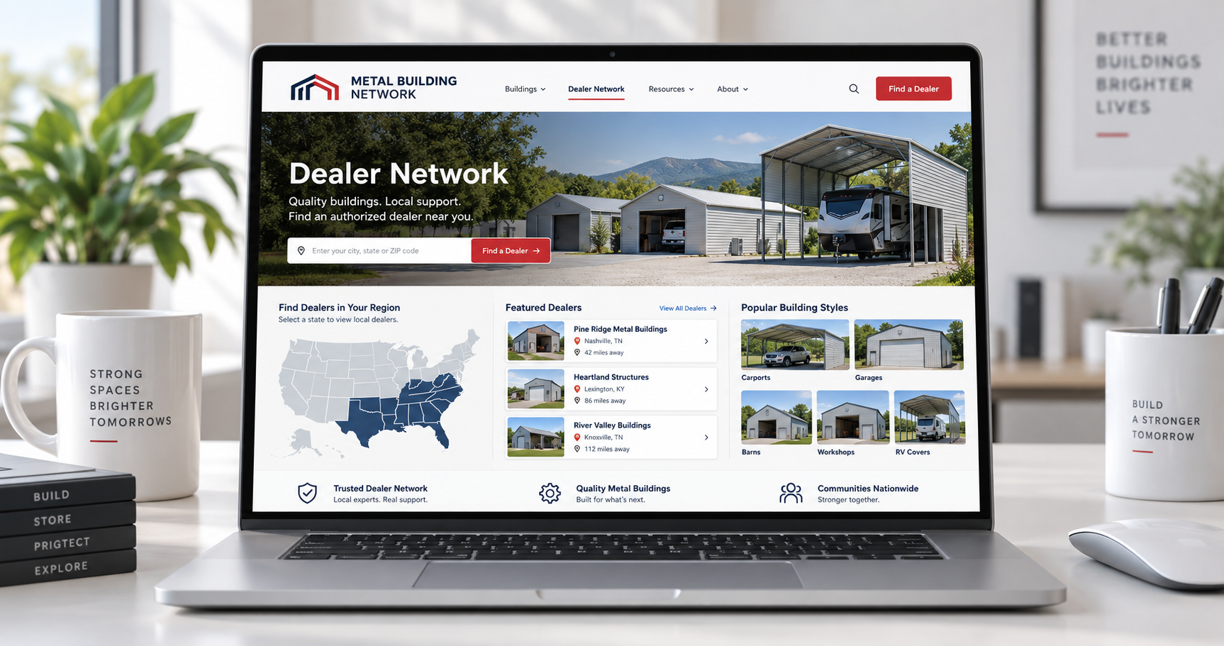 Existing Derksen dealer website